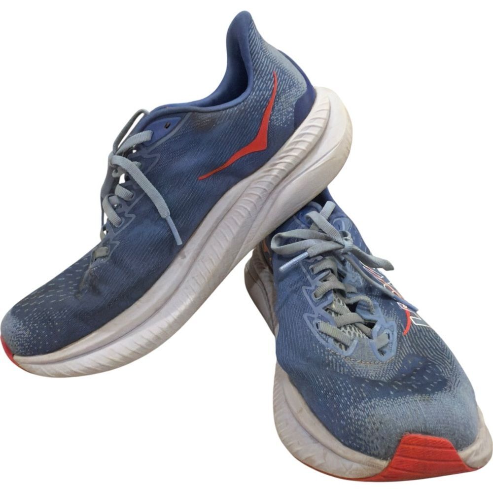 Hoka Mach 6 Lace Up Mirage Stellar Blue Athletic Running Sneakers. 10.5.
